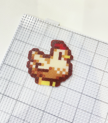 Finished perler bead artwork made with Mard Pocket